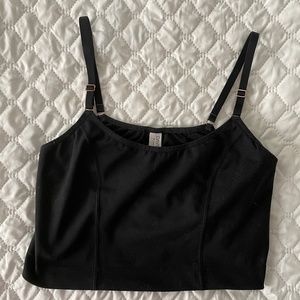 Davin & Adley Amelia Pumping & Nursing Crop Cami 2.0 L Black